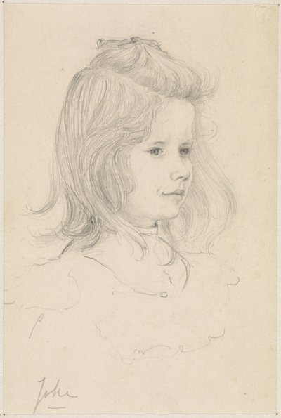 Lány portré vicc alkotó: Julie de Graag