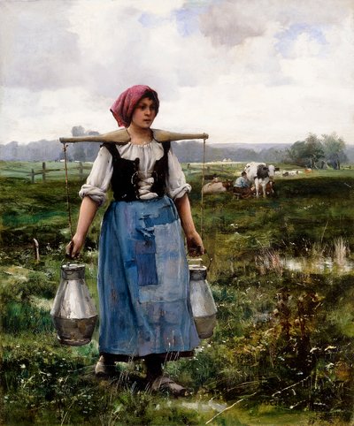 A tejeslány, alkotó: Julien Dupre