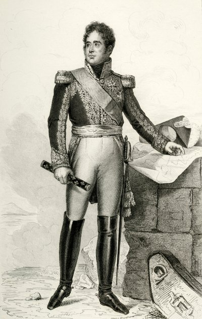 Jacques Lauriston, 1804, 1839. alkotó: Julien Leopold Boilly