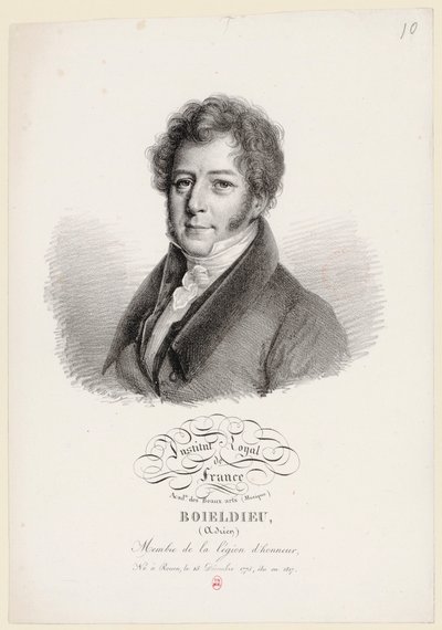 François Adrien Boieldieu által Julien Boilly alkotó: Julien Leopold Boilly