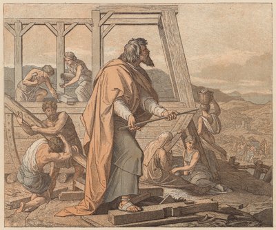 A frigyláda építése, Genezis, VI. alkotó: Julius (after) Schnorr von Carolsfeld
