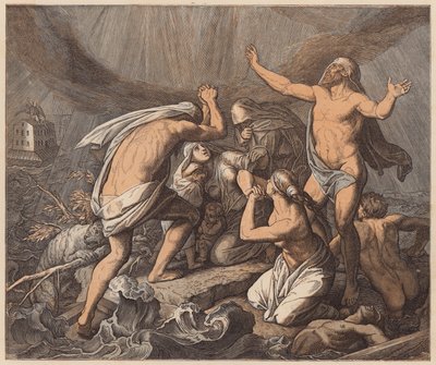 Az özönvíz, Genezis, VII. alkotó: Julius (after) Schnorr von Carolsfeld