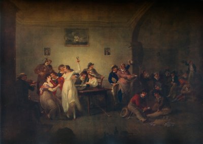 Egy nem házas tengerészek visszatérése, 1800 alkotó: Julius Caesar Ibbetson