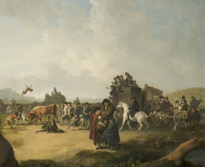 Bull Csalizás alkotó: Julius Caesar Ibbetson