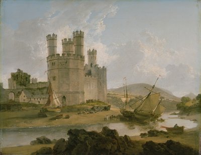 Caernarvon kastély alkotó: Julius Caesar Ibbetson