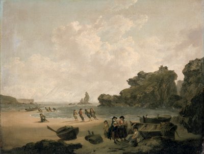 "The Stack Rock", 1793-94 alkotó: Julius Caesar Ibbetson