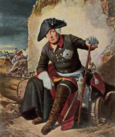 Nagy Frigyes a kolini csata után alkotó: Julius Friedrich Anton (after) Schrader