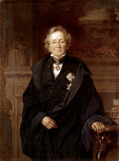 Leopold von Ranke : Portré 1868 (olaj) alkotó: Julius Friedrich Anton Schrader