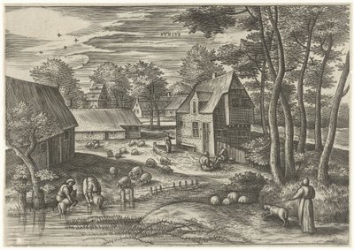 június Ivnivs (cím az objektumon) A tizenkét hónap (sorozat címe) alkotó: Julius Goltzius