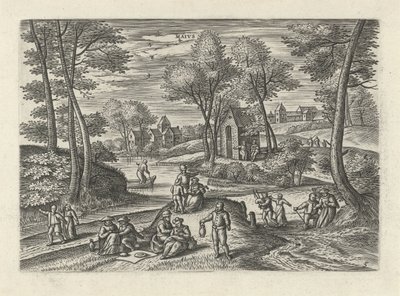Lehet Maivs (cím az objektumon) A tizenkét hónap (sorozat címe) alkotó: Julius Goltzius