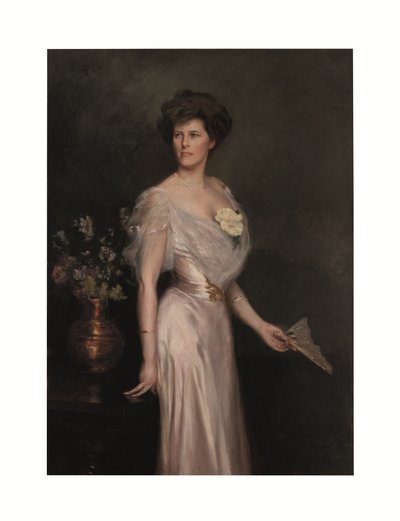 Nő legyezővel : Antonio Yznaga Stewart asszony portréja alkotó: Julius Leblanc Stewart