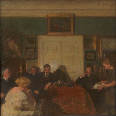 Buli a művész otthonában alkotó: Julius Paulsen