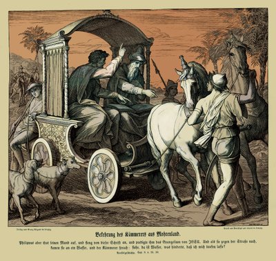 A kamarás megtérése, Az Apostolok Cselekedetei alkotó: Julius Schnorr von Carolsfeld
