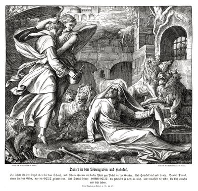 Daniel és az oroszlán barlangja alkotó: Julius Schnorr von Carolsfeld