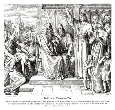 Daniel megkíméli Susanna, Susanna és Daniel életét alkotó: Julius Schnorr von Carolsfeld