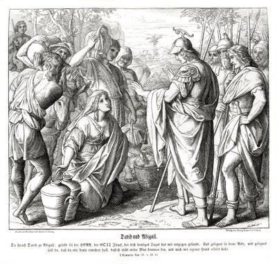 Dávid és Abigail alkotó: Julius Schnorr von Carolsfeld