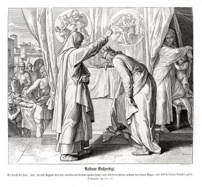 Dávid elítéli Dávidot, 2Sámuel alkotó: Julius Schnorr von Carolsfeld