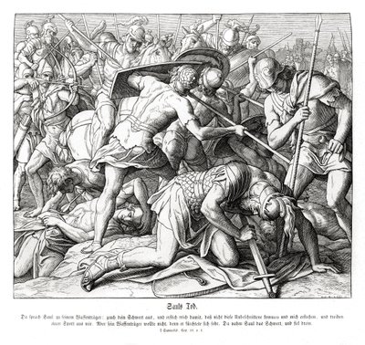 Saul halála alkotó: Julius Schnorr von Carolsfeld