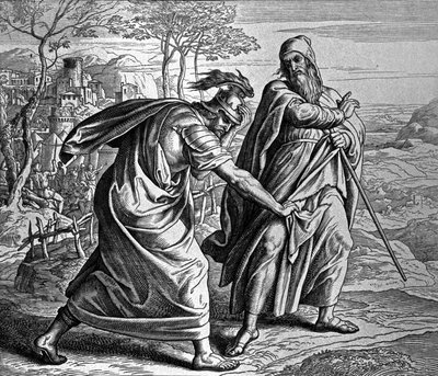 Dissension between Saul and Samuel alkotó: Julius Schnorr von Carolsfeld