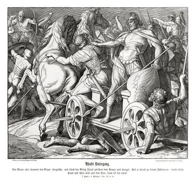 Aháb bukása alkotó: Julius Schnorr von Carolsfeld