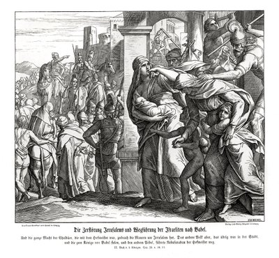 Jeruzsálem bukása, 2 király alkotó: Julius Schnorr von Carolsfeld