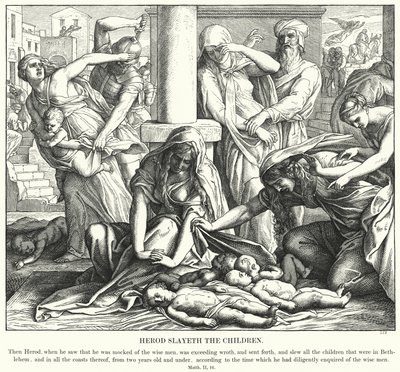 Heródes megöli a gyermekeket alkotó: Julius Schnorr von Carolsfeld