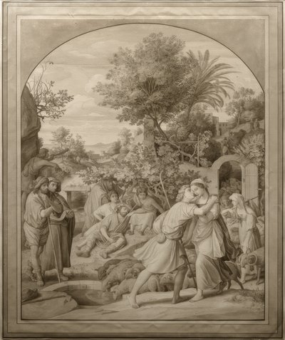 Jacob és Rachel a kútnál alkotó: Julius Schnorr von Carolsfeld