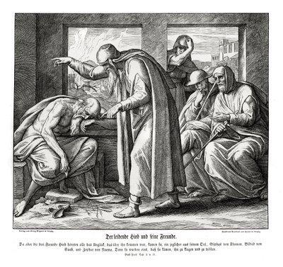 Job barátai, Job alkotó: Julius Schnorr von Carolsfeld