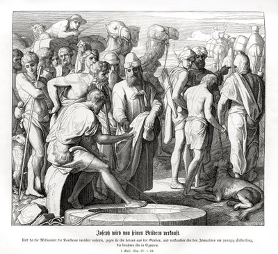 Józsefet eladják testvérei, a Genesis alkotó: Julius Schnorr von Carolsfeld