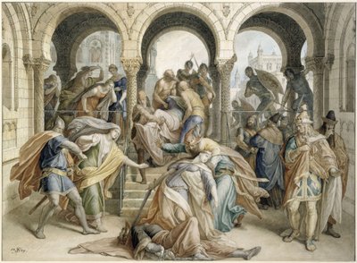 Kriemhild halála alkotó: Julius Schnorr von Carolsfeld