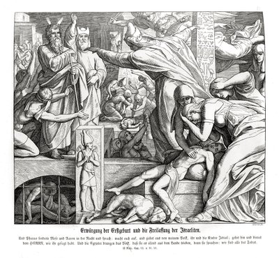 Pészach, Exodus alkotó: Julius Schnorr von Carolsfeld