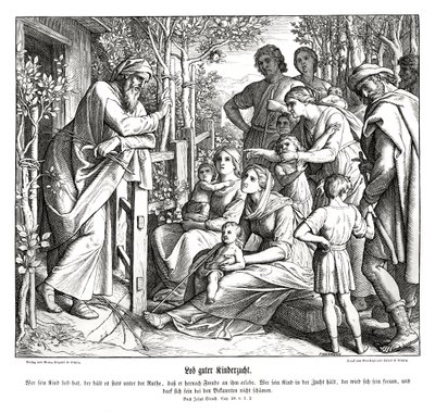 Gyermeknevelés, Sirach könyve alkotó: Julius Schnorr von Carolsfeld
