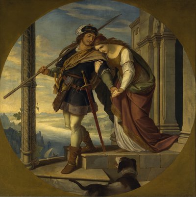 Siegfried búcsúja Kriemhildtől alkotó: Julius Schnorr von Carolsfeld