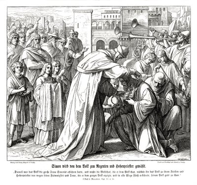 Simont főpappá nevezik ki alkotó: Julius Schnorr von Carolsfeld