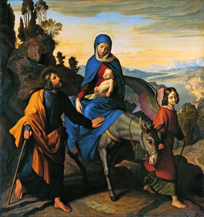 Az egyiptomi menekülés alkotó: Julius Schnorr von Carolsfeld