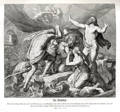 Az özönvíz, Genesis alkotó: Julius Schnorr von Carolsfeld