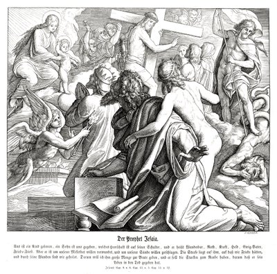 Ézsaiás próféta alkotó: Julius Schnorr von Carolsfeld