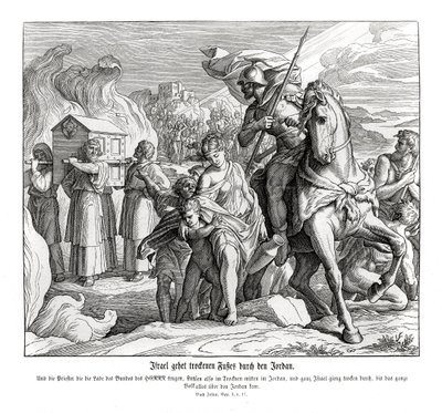 A Jordánon átkelõ frigyláda, Józsué alkotó: Julius Schnorr von Carolsfeld