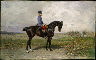 Ferenc József, Reiterbildnis / Blaas alkotó: Julius von Blaas
