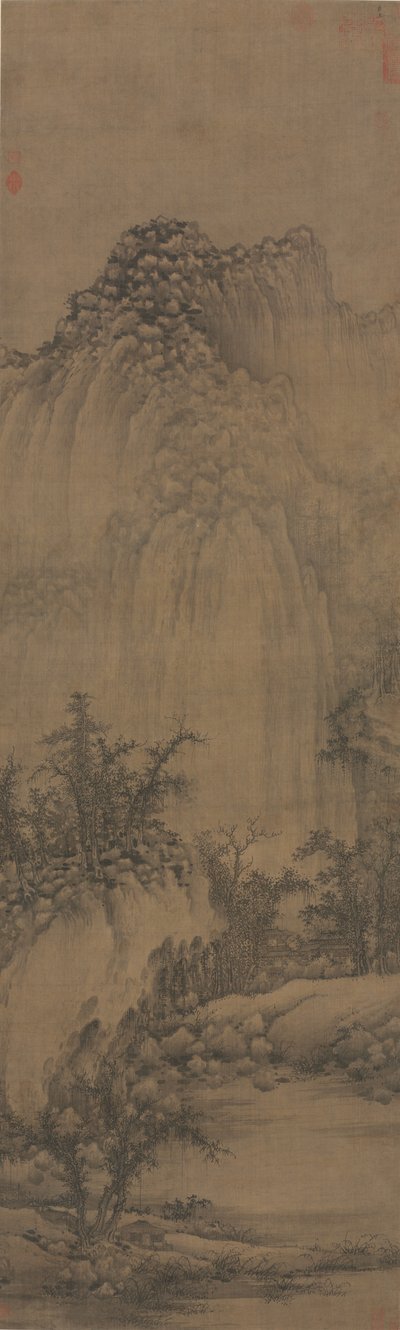 Buddhist Retreat by Patak és Hegyek, 960-985. alkotó: Juran
