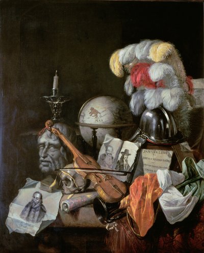 Vanitas (olaj, vászon) alkotó: Jurian van Streeck or Streek