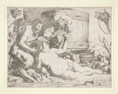 Bacchanal (Drunken Silenus) alkotó: Jusepe de Ribera