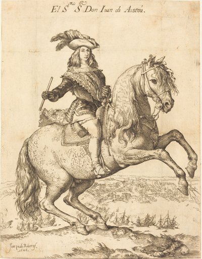 Az osztrák Don Juan lovas portréja alkotó: Jusepe de Ribera