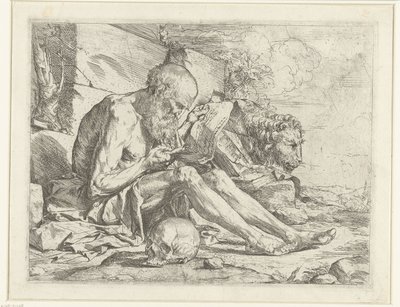 Szent Jeromos felolvasás alkotó: Jusepe de Ribera