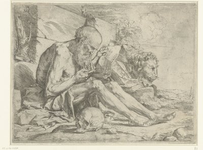 Szent Jeromos felolvasás alkotó: Jusepe de Ribera