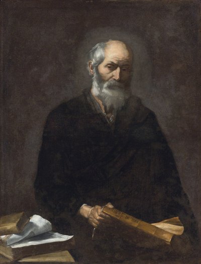 "" A filozófus Platón alkotó: Jusepe de Ribera