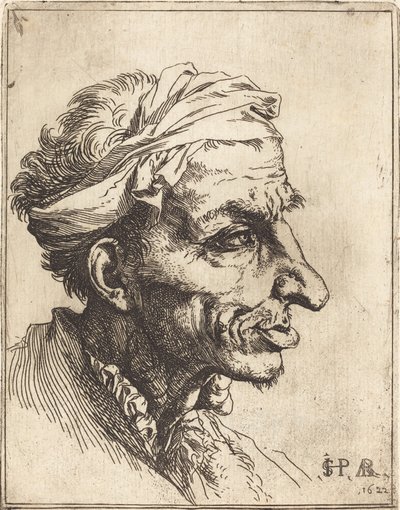Kis groteszk fej alkotó: Jusepe de Ribera