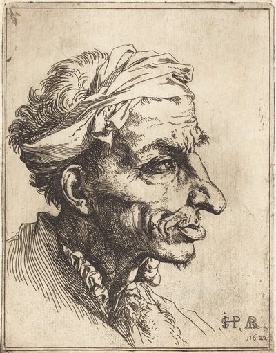Kis groteszk fej alkotó: Jusepe de Ribera