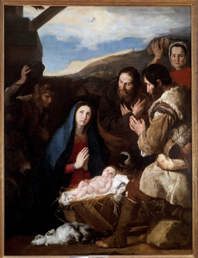 Jose de Ribera dit il Spagnoletto „A spanyol”” (1591-1652) A Pásztorok imádása című festménye alkotó: Jusepe de Ribera