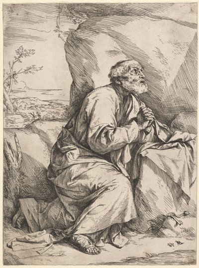 Szent Péter bűnbánata alkotó: Jusepe de Ribera